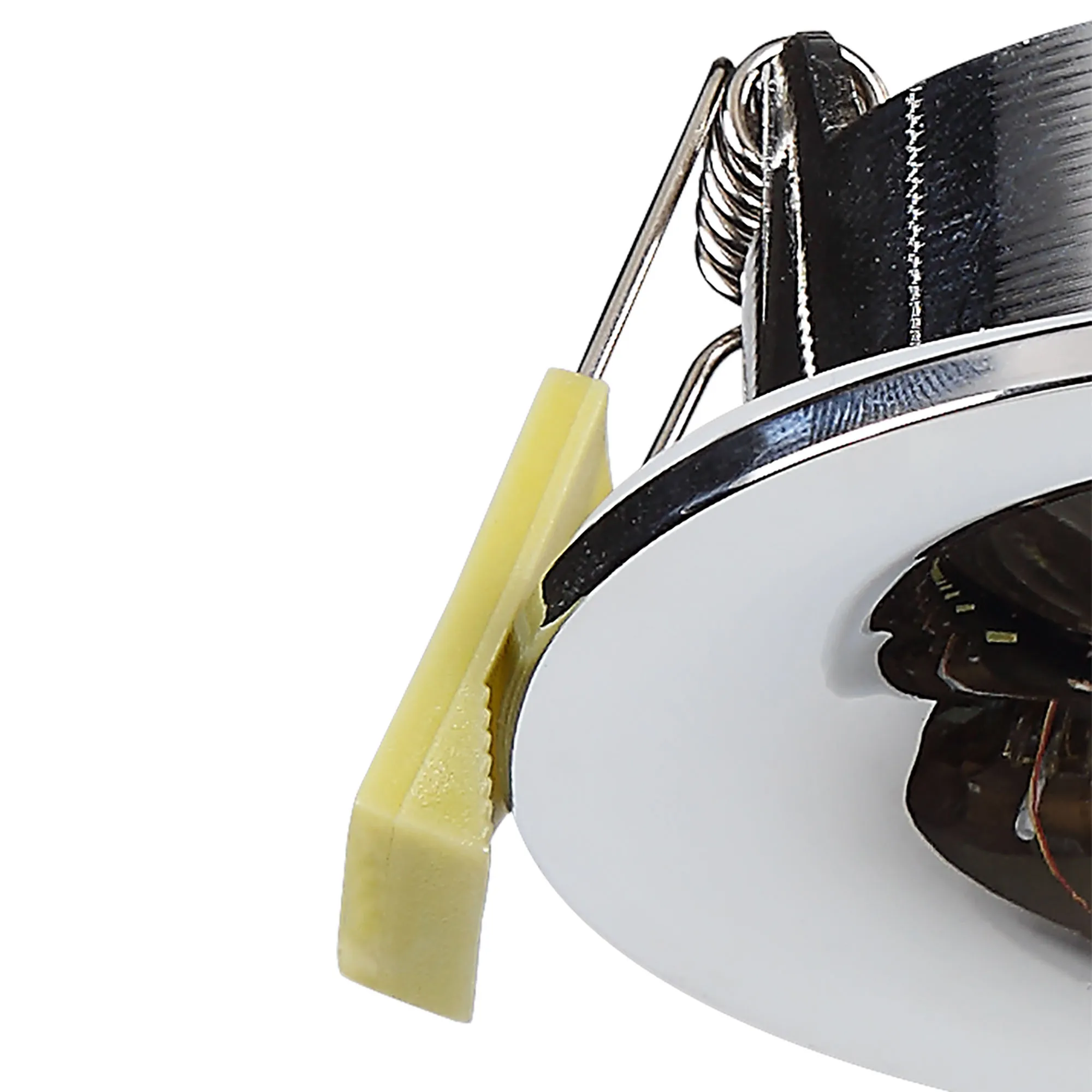 Bruve GU10 Recessed Round Polished Chrome IP65 Downlighter, Cut-Out 68mm DX200402  Dlux Bruve IP65